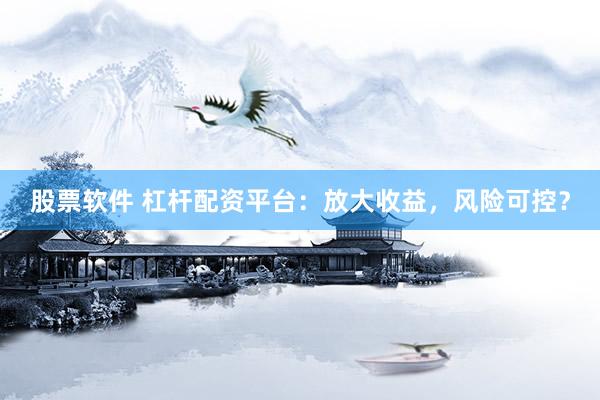 股票软件 杠杆配资平台：放大收益，风险可控？