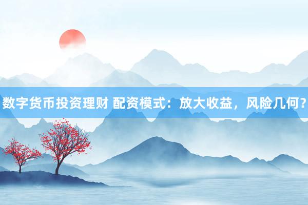 数字货币投资理财 配资模式：放大收益，风险几何？