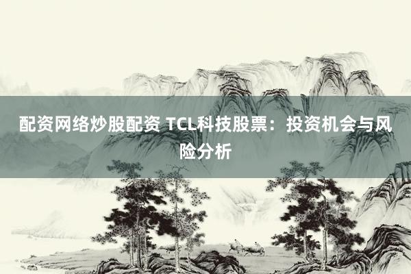 配资网络炒股配资 TCL科技股票：投资机会与风险分析