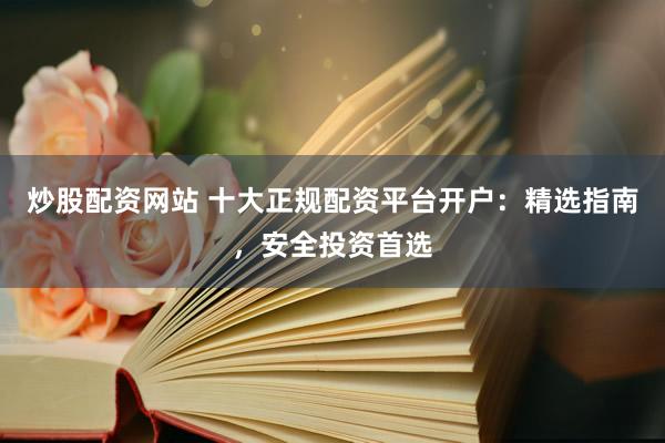 炒股配资网站 十大正规配资平台开户：精选指南，安全投资首选